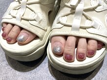 ネイルアン 下中野店(Nail Ann)/ワンカラー×グラデーション