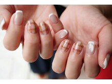 ネイル フライガール(nail FLY GIRL)/チェック×フレンチ