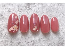 Simple　桜ネイル