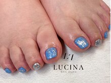 ネイルスタジオ ルキナ(LUCINA)/W-8 ニュアンスホイルネイル