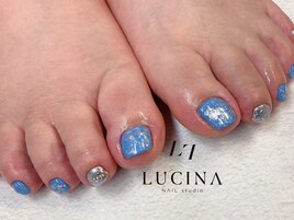 W-8 ニュアンスホイルネイル