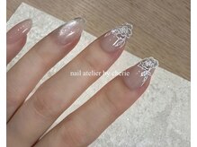ネイルアトリエバイシェリエ(nail atelier by cherie)の雰囲気（繊細な手描きアートに力を入れています。絵画ネイルもぜひ！）