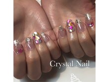 クリスタルネイル ボンベルタ橘店(CRYSTAL NAIL)/クラッシュシェルネイル