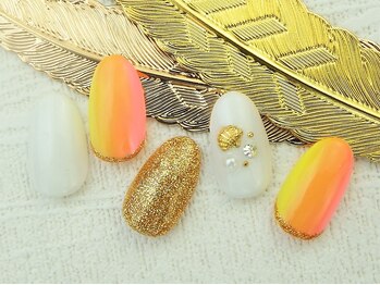 ネイルズガッシュ 武蔵小山店(NAILsGUSH)/トロピカルグラデーション*