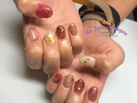 【自爪ネイル】ニュアンスネイル