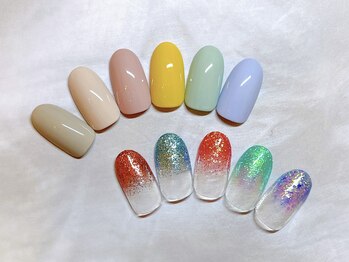 ティユール(TILLEUL)/ワンカラー・ラメグラデーション