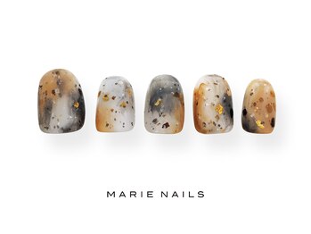 マリー ネイルズ いわきラトブ店(MARIE NAILS)/定額7,700円税込 ブラウン0928c