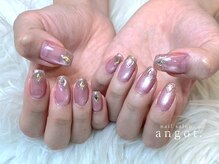 アンガット(angot.)/ピンク先ストーンネイル