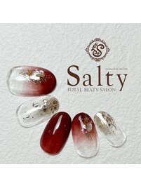 グラデーションアートネイル