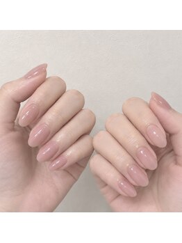 オーズネイル 天神本店(O's Nail)の写真/自爪を削らない≪パラジェル≫＋ベース一層残しの≪フィルイン≫で負担を最小限◎健康的なネイルへ☆