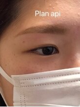 プラン アピ(plan api)/ナチュラルなスッキリ眉