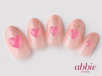 ネイルサロン アビー 宮益坂店(abbie)/UVハートネイル ¥12100