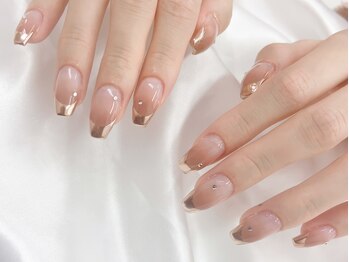 ビアンカマーレ 中野店(Bianca mare)/ミラーフレンチネイル