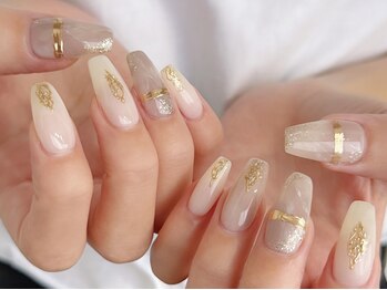 プロフーモ(PROFUMO)の写真/【毎月新作追加】大人かわいいトレンドネイルで気分の上がる指先へ♪[3種類のコース有◎]