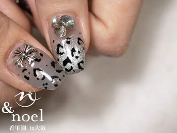 ノエル(Noel)/ヒョウ柄ネイル クロムパーツ