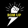 ROM UPロゴ