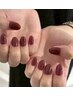 【Hand】ワンカラーorラメグラ(フィルオフ,ケア無料)