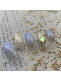 梅雨ネイル♪（島田限定アート）