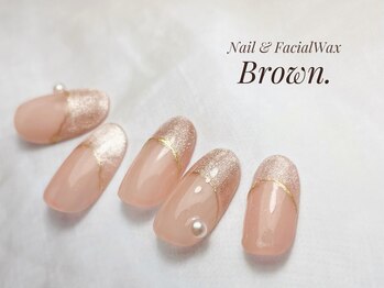 ブラウン(Brown.)/マグネットフレンチ