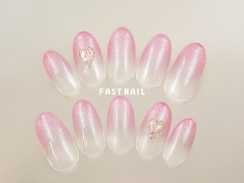 ファストネイル テラスモール湘南店(FAST NAIL)/バレンタイン 5,500円 【12004】