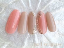 ネイル シーグラス(nail seaglass)/大人上品☆冬ネイル