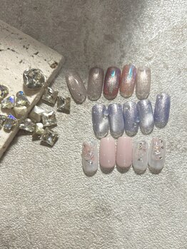 ノウェム(novem)の写真/《丸の内*9時から営業》可愛いが詰まったdesign20種類以上♪定額ネイル(オフ込み)¥8000～色・配置替えもOK