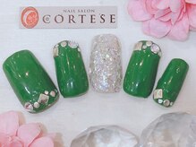ネイルサロン コルテーゼ 四条烏丸店(CORTESE)/スタッズ　マシンオフ無し