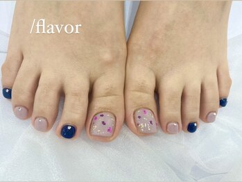 スラッシュフレーバー(/flavor)/フットネイル♪