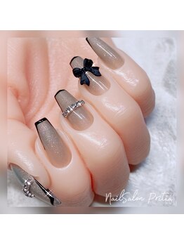 プリティア クリアモエ(Pritia clear moe)/【ワンホンネイル】