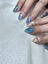 ハルネイル(Haru nail)/ブルーDesign