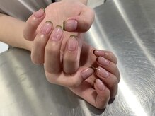 ネイルキュート アンド クールラッシュ 亀有店(nailcute & CoolLash)/スキニーフレンチ
