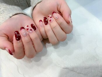 ビューティービースト フォー ネイルアンドアイラッシュ 並木店(beauty:beast)/ハートネイル