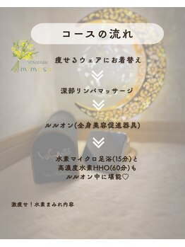 ヨサパーク ブルーム 津南(YOSA PARK BLOOM)/激痩せ水素まみれコース