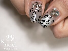 レオパード柄 クロムパーツ