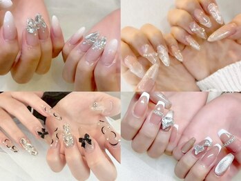 シ ベル 江坂店(Ci belle)の写真/パラジェル有り★シンプルデザイン~10本アートまで豊富なデザインでアナタだけの可愛いが見つかる♪心斎橋