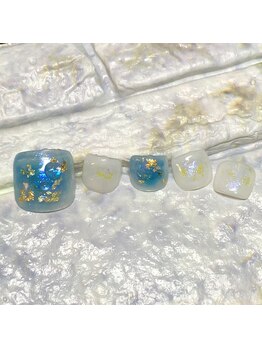 サロンドココ(Salon de Coco)/フット青の洞窟ネイル