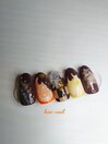 バレンタインネイル