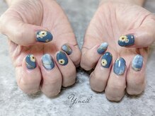 ワイネイル(Y.nail)/絵画風ひまわり