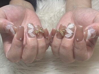 ピンクベリー(PINK BERRY)/リボンネイル