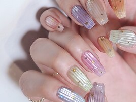 カラフルバカラネイル☆