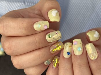 ミニョン 北堀江(mignon)/バターイエローネイル