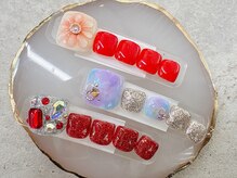 ネイルカレッジアンドサロン ナチュレ(nailcollege&salon NATURE)/定額フットジェル¥7700