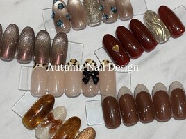 autumnネイルデザイン