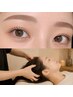 【眉毛+まつ毛+マッサージ】アイブロウWAX+上まつげパーマ+ドライヘッドスパ