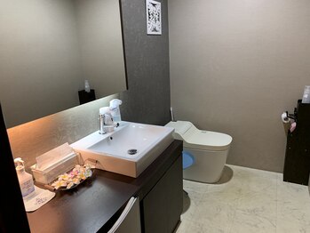 リラクゼーションサロン 軸(ziku)/トイレが綺麗なのも自慢