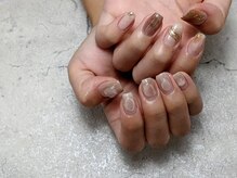 ネイル マックスケリー 大阪梅田(MAXKELLY)/ＨＡＮＤ90分アート☆ブラウン