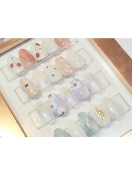 ショートネイルデザインが豊富