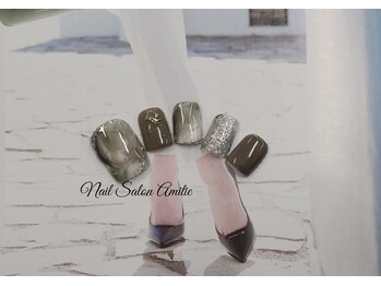 ネイルサロン アミティエ(Nail Salon Amitie)/綺麗め韓国ニュアンス*Amitie