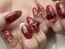 バレンタインネイル　担当：粥川