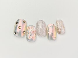 うるうるミラーネイル